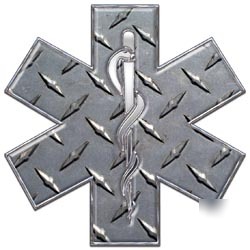 Emt ems mfr medic decal reflective 12