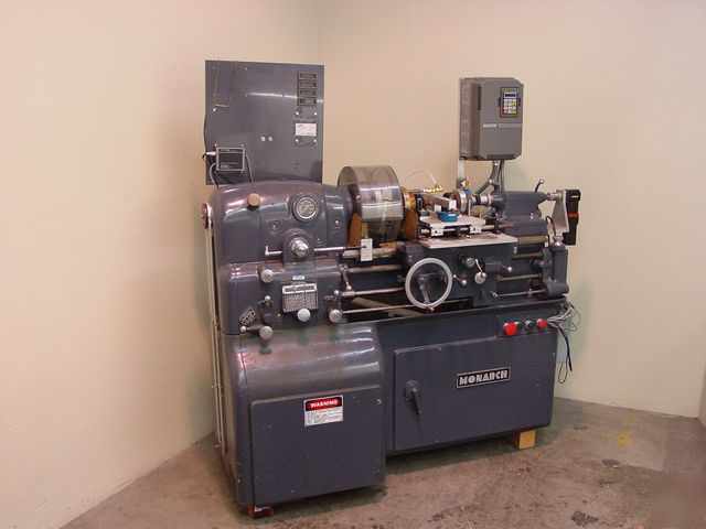 Monarch machinetool lathe w/upgraded motor & jig rare