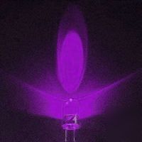 Purple (uv) ultra-bright 3MM leds pack of 10