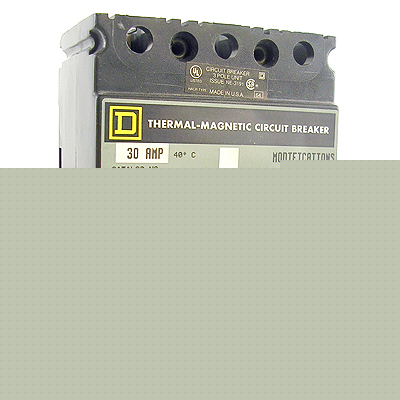 Square d 30AMP 600V thermal magnetic circuit breaker