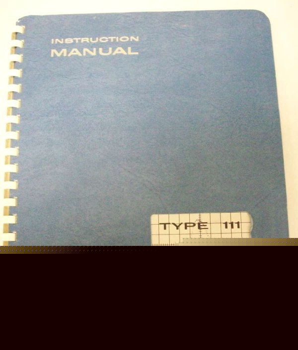 Tektronix type 111 instruction manual - $5 shipping 