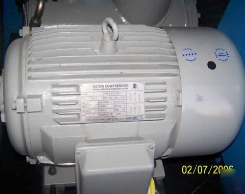 Eaton industrial true 25 hp rotary screw air compressor