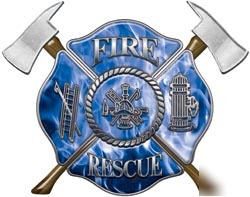 Firefighter decal reflective 2