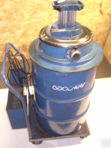 Goodway soot-a-matic sam-3 boiler tube vacuum w/cart 