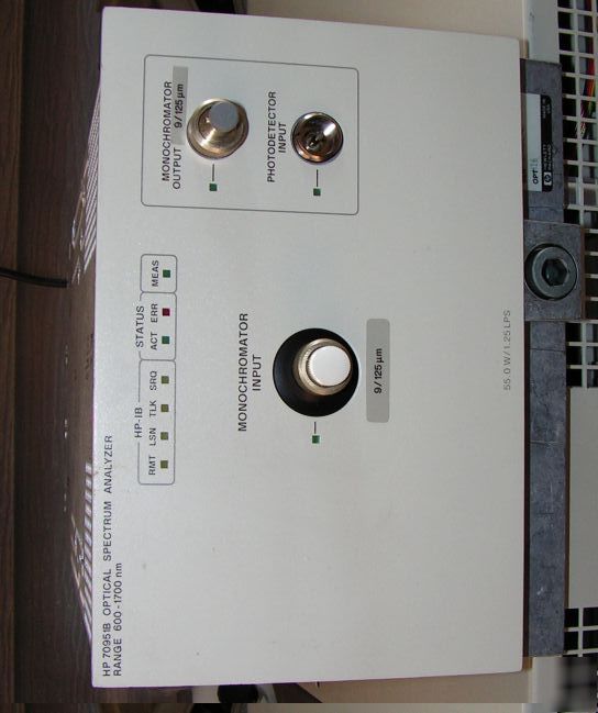 Hp 78051A optical spectrum analyzer plug-in 600-1700NM