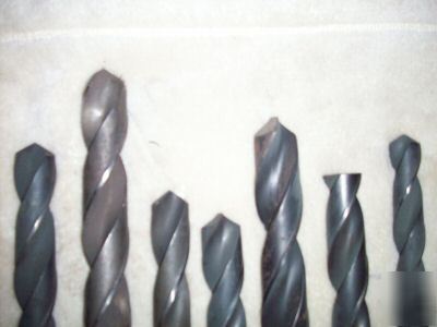 7 morse taper #3 drill bits lathe MT3 mt 3 lot