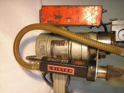 Extrusion gun welder pipe fusion mcelroy pe plastic pp