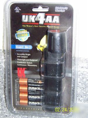 Fire rescue police corrections UK4AA flashlight 