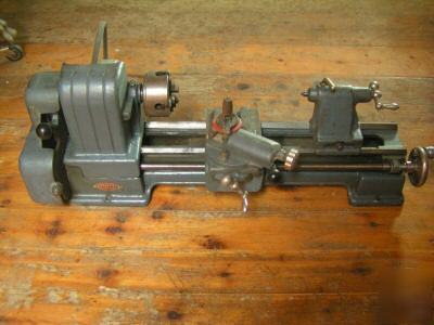 Small vintage craftsman metal lathe usa nice condition