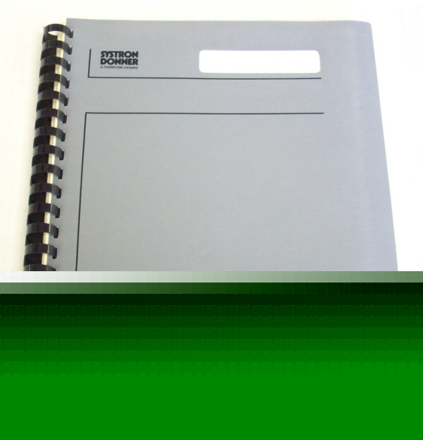 Systron donner 6400/6500 op/service manual - $5 ship 