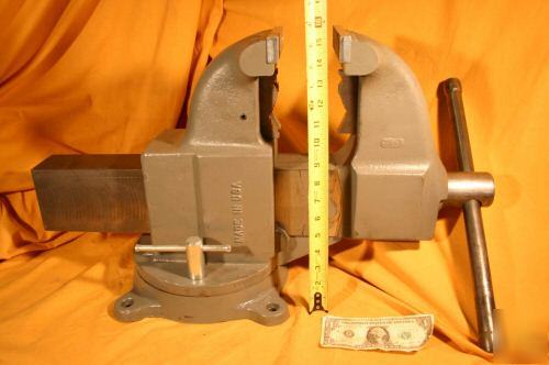 Vise large columbian wilton 206M3 pipe bench swivel wow