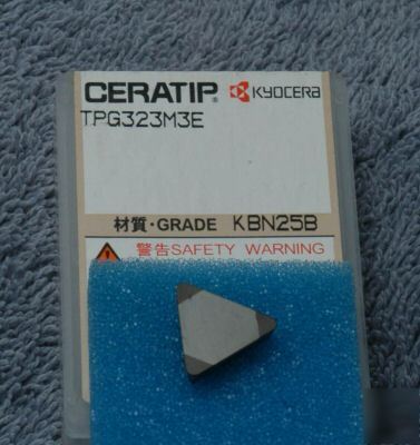 Ceratip tpg 323M3E KBN25B 1PC cbn X3 insert