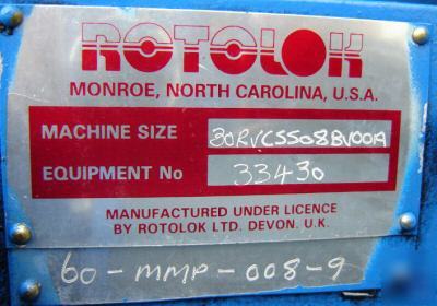 12â€ dia rotolok vented stainless rotary valve (4954)