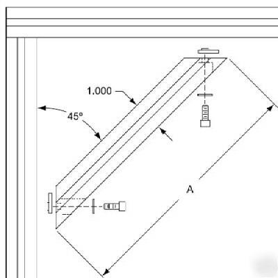 8020 aluminum 45 degree support 10 s 2570 n