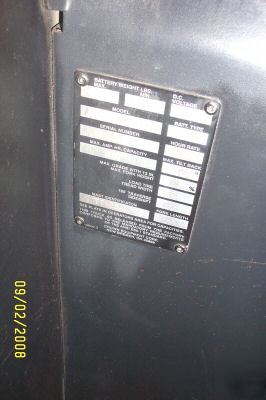 Crown fork lift model rs 302040/ used