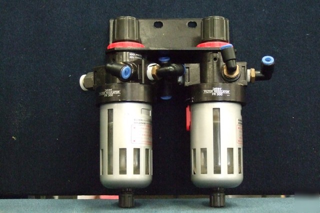 Pair of koganei fr 300 filter regulators 