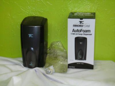 Tc touchless antibacterial foam soap w/dispenser