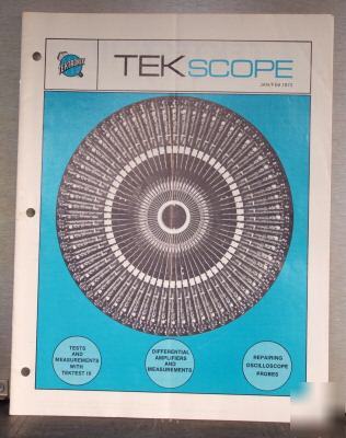 Tek tekscope jan/feb 1973 issue 7A22 P6006 +