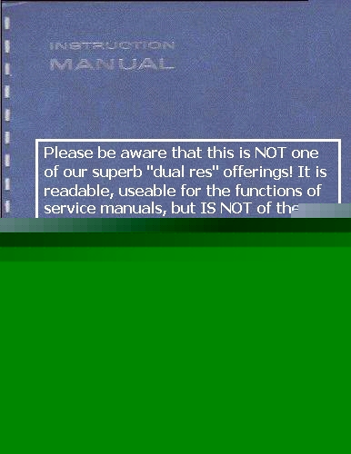 Tektronix 576 curve tracer service/op manual textsearch
