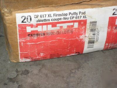 20 hilti CP617XL firestop putty pads 