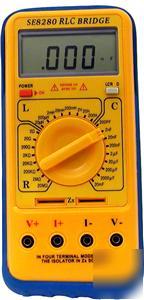 25-range bridge lcr ohm capacitance inductance meter