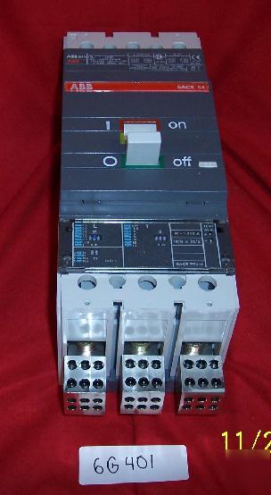 Abb isomax S4N250BW 250 amp circuit breaker 200 150 100