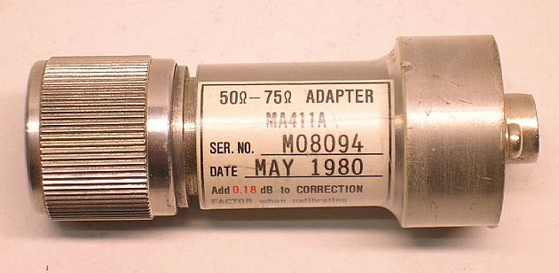Anritsu - MA411A 50-75 ohms adapter