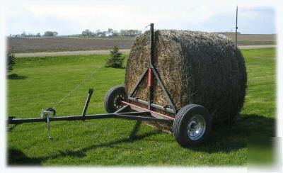 Bale buster round hay bale mover carrier free shipping