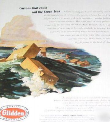 Glidden paints soybean research alpha protein -1951 ad