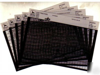 John deere combine 106 series parts manual microfiche
