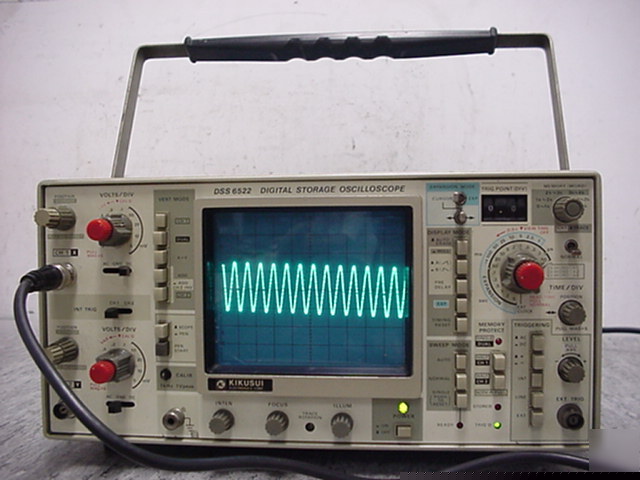 Kikusui dss 6522 digital storage oscilloscope *tested*