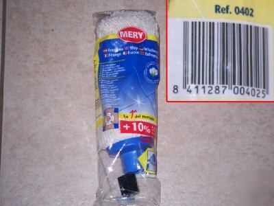 Mery mop cotton re-usable mop head ref. 0402