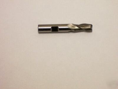 New - M42 cobalt roughing end mill 3 flute 1/4