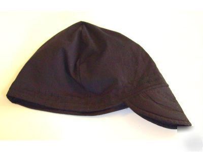 New solid black stylin' welding hat 7 1/8 hats fitter