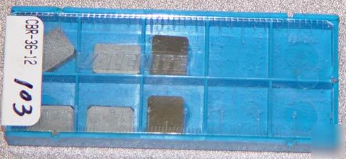 New - valenite insert - 6 inserts cbr-36-12