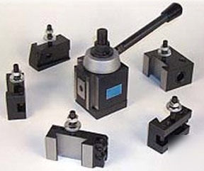 Precision piston type tool post set up to 12 inch