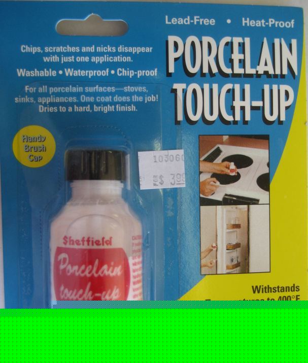 Sheffield porcelain touch up paint white-shef 11126