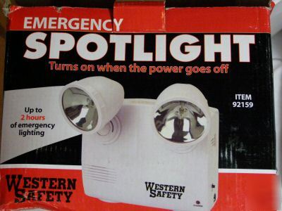 Western safety emergency dual spotlight 