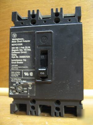 Westinghouse circuit breaker MCP431550R 150 amp a 150A