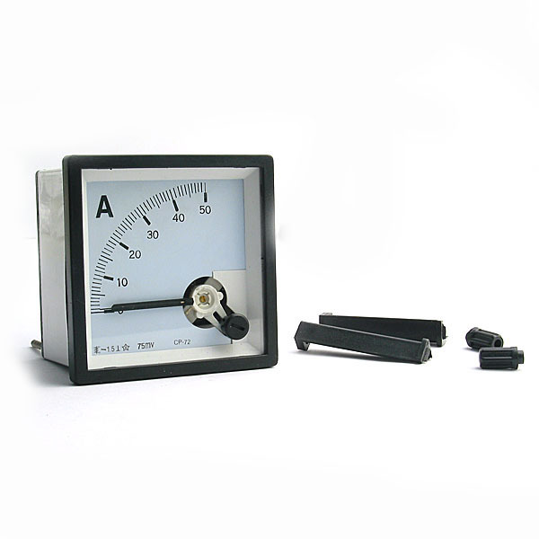 Dc 50A analog panel meter accurate amp current ammeter