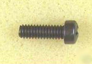 50 black machine screws 8-32 x 1/2 phil fillister head