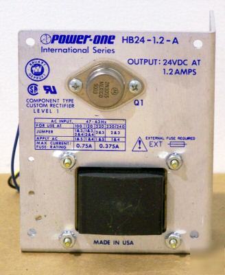 Anilam crusader m 24V power supply power-one HB24-1.2-a