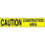 Construction yellow barricade tape 3 mil 1000' case 