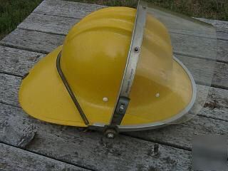 Firemans helmet bullard hard boiled w/visor