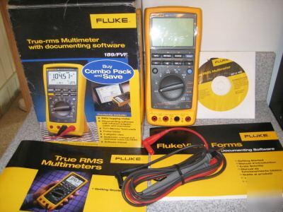 Fluke 189/fvf true-rms multimeter with software