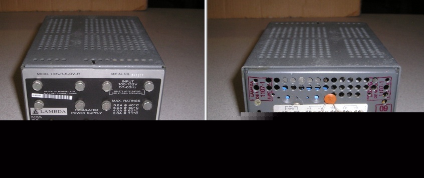 Lambda lxs-b-5-0V-r regulated power supply 5.8A