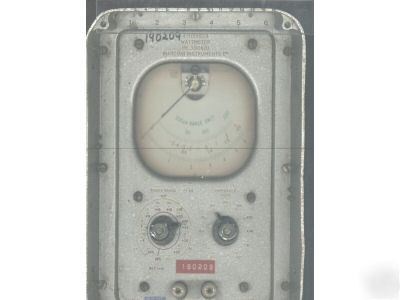 Marconi vintage power meter in metal case
