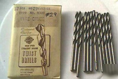New usa made #29 jobbers lenght drill bits 12 pack
