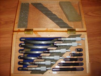 Nsk outside micrometer set w/ case 12PC metric 0-150MM