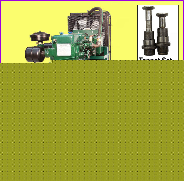 Tappet set for lister twin cylinder diesel generator 